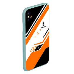 Чехол iPhone XS Max матовый R6S: Asimov Orange Style, цвет: 3D-мятный — фото 2