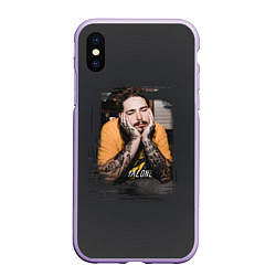 Чехол iPhone XS Max матовый Post Malone