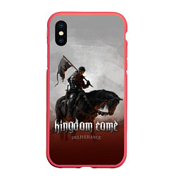Чехол iPhone XS Max матовый Kingdom Come: Knight Henry, цвет: 3D-красный