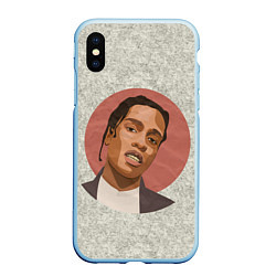 Чехол iPhone XS Max матовый ASAP Rocky: Runrise