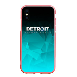 Чехол iPhone XS Max матовый Detroit: Become Human, цвет: 3D-баблгам