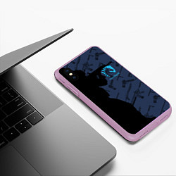 Чехол iPhone XS Max матовый CS:GO Team Liquid, цвет: 3D-сиреневый — фото 2