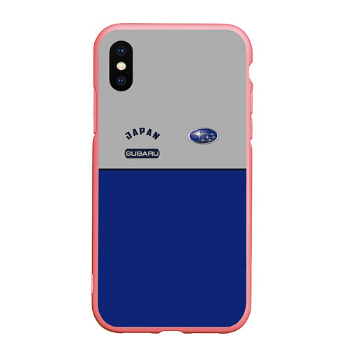 Чехол iPhone XS Max матовый Subaru Style / 3D-Баблгам – фото 1