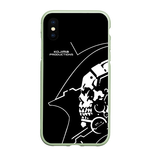 Чехол iPhone XS Max матовый Ludens Kojima Productions / 3D-Салатовый – фото 1