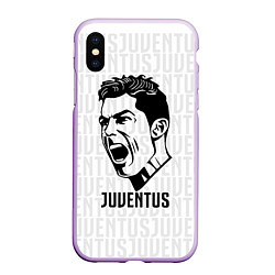 Чехол iPhone XS Max матовый Juve Ronaldo