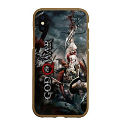 Чехол iPhone XS Max матовый God of War