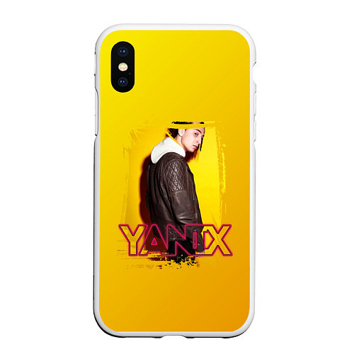 Чехол iPhone XS Max матовый Yanix: Yellow Mood / 3D-Белый – фото 1