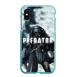 Чехол iPhone XS Max матовый Winter Predator