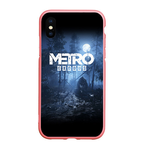 Чехол iPhone XS Max матовый Metro Exodus: Dark Moon / 3D-Баблгам – фото 1