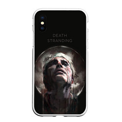 Чехол iPhone XS Max матовый Death Stranding: Mads Mikkelsen