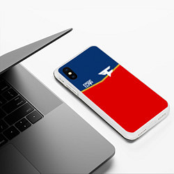Чехол iPhone XS Max матовый FaZe Clan: Uniform, цвет: 3D-белый — фото 2