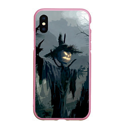Чехол iPhone XS Max матовый Halloween Scarecrow