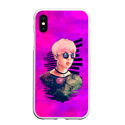 Чехол iPhone XS Max матовый BTS: Kim Nam-joon