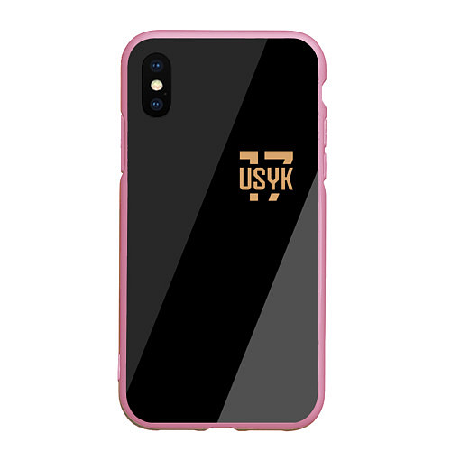 Чехол iPhone XS Max матовый USYK 17 / 3D-Розовый – фото 1