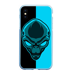 Чехол iPhone XS Max матовый Space Alien