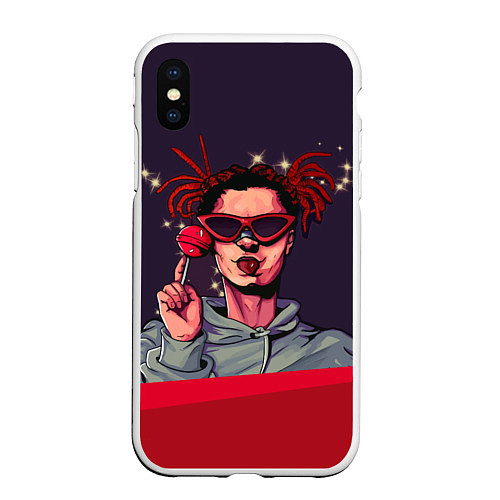 Чехол iPhone XS Max матовый GONE Fludd / 3D-Белый – фото 1