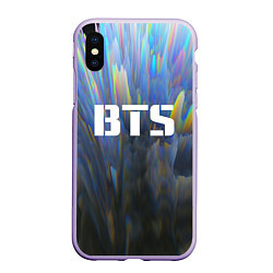 Чехол iPhone XS Max матовый BTS: Neon Spectre