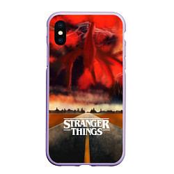 Чехол iPhone XS Max матовый Stranger Things: Road to Dream