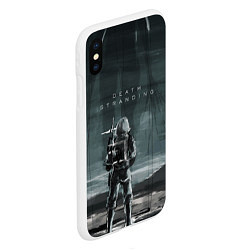 Чехол iPhone XS Max матовый Death Stranding: Dark Space, цвет: 3D-белый — фото 2
