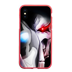 Чехол iPhone XS Max матовый Overlord - Ainz Ooal Gown, цвет: 3D-красный