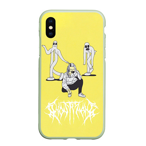 Чехол iPhone XS Max матовый Ghostemane Mercury / 3D-Салатовый – фото 1