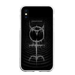 Чехол iPhone XS Max матовый Ghostemane, цвет: 3D-белый