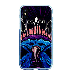 Чехол iPhone XS Max матовый CS:GO Hyper Beast Skin