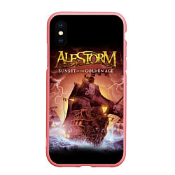 Чехол iPhone XS Max матовый Alestorm: Golden Ship