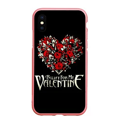 Чехол iPhone XS Max матовый Bullet For My Valentine: Temper Temper, цвет: 3D-баблгам