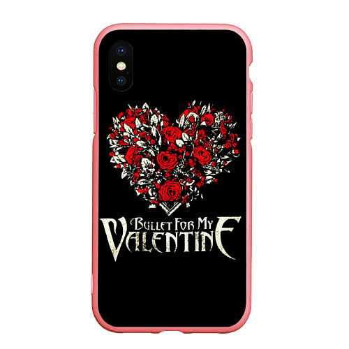 Чехол iPhone XS Max матовый Bullet For My Valentine: Temper Temper / 3D-Баблгам – фото 1