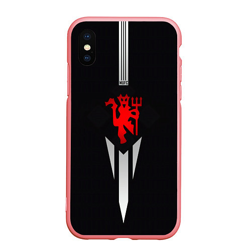 Чехол iPhone XS Max матовый MUFC / 3D-Баблгам – фото 1