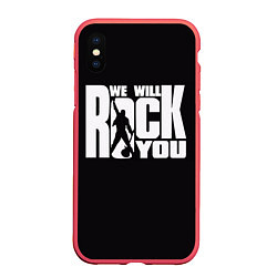 Чехол iPhone XS Max матовый Queen: We will rock you