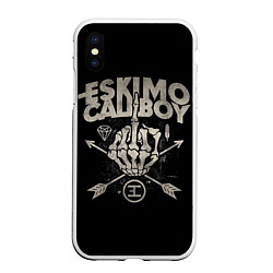 Чехол iPhone XS Max матовый Eskimo Callboy: Bones