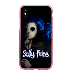 Чехол iPhone XS Max матовый Sally Face: Dark Mask, цвет: 3D-розовый
