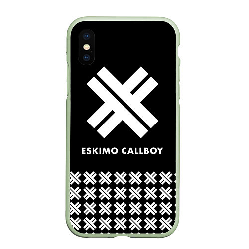 Чехол iPhone XS Max матовый Eskimo Callboy: Cross / 3D-Салатовый – фото 1