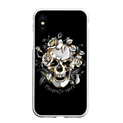 Чехол iPhone XS Max матовый Memento Mori