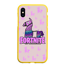 Чехол iPhone XS Max матовый Fortnite