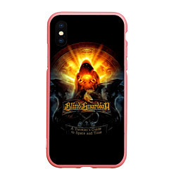 Чехол iPhone XS Max матовый Blind Guardian: Guide to Space, цвет: 3D-баблгам