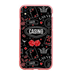 Чехол iPhone XS Max матовый Casino