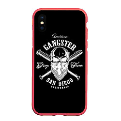 Чехол iPhone XS Max матовый American Gangster