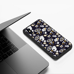 Чехол iPhone XS Max матовый Казино 777, цвет: 3D-черный — фото 2