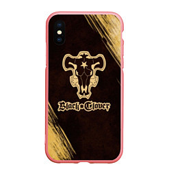 Чехол iPhone XS Max матовый Black Clover