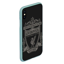 Чехол iPhone XS Max матовый Liverpool - Classic Est 1892, цвет: 3D-мятный — фото 2