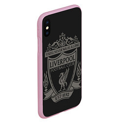 Чехол iPhone XS Max матовый Liverpool - Classic Est 1892, цвет: 3D-розовый — фото 2