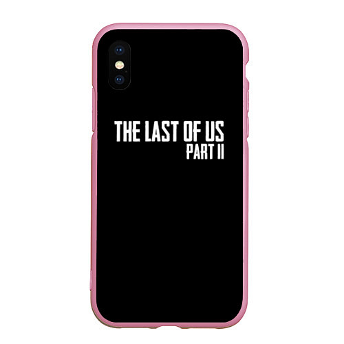 Чехол iPhone XS Max матовый THE LAST OF US / 3D-Розовый – фото 1