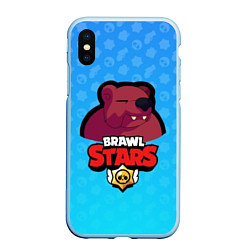 Чехол iPhone XS Max матовый Bear: Brawl Stars