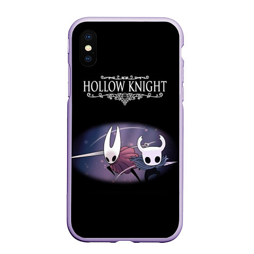 Чехол iPhone XS Max матовый Hollow Knight / 3D-Светло-сиреневый – фото 1