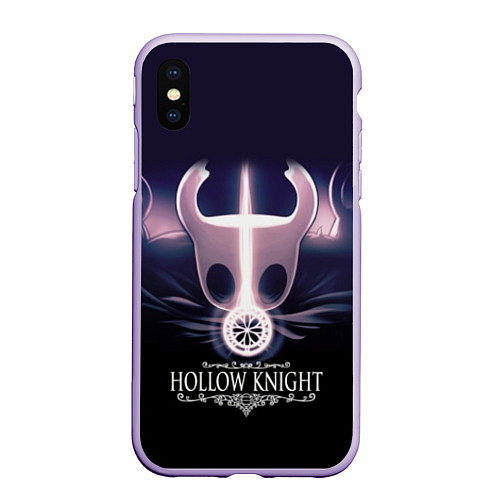 Чехол iPhone XS Max матовый Hollow Knight / 3D-Светло-сиреневый – фото 1