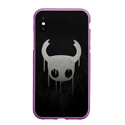 Чехол iPhone XS Max матовый Hollow Knight, цвет: 3D-фиолетовый