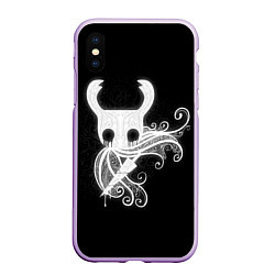 Чехол iPhone XS Max матовый Hollow Knight, цвет: 3D-сиреневый